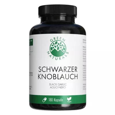 GREEN NATURALS Alho preto 750mg vegan Kps, 180 Cápsulas GREEN NATURALS Alho preto 750mg vegan Kps, 180 Cápsulas